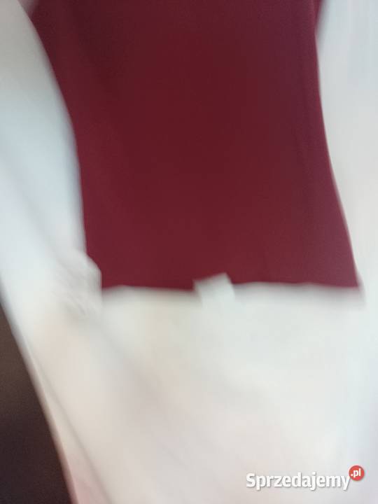 3638 ASOS Design Bordowa kamizelka ołówkowa z małopolskie Kraków sprzedam