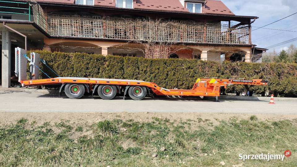 Naczepa niskopodwoziowa naczepa specjalna pomoc Rok produkcji 2014 Iwkowa