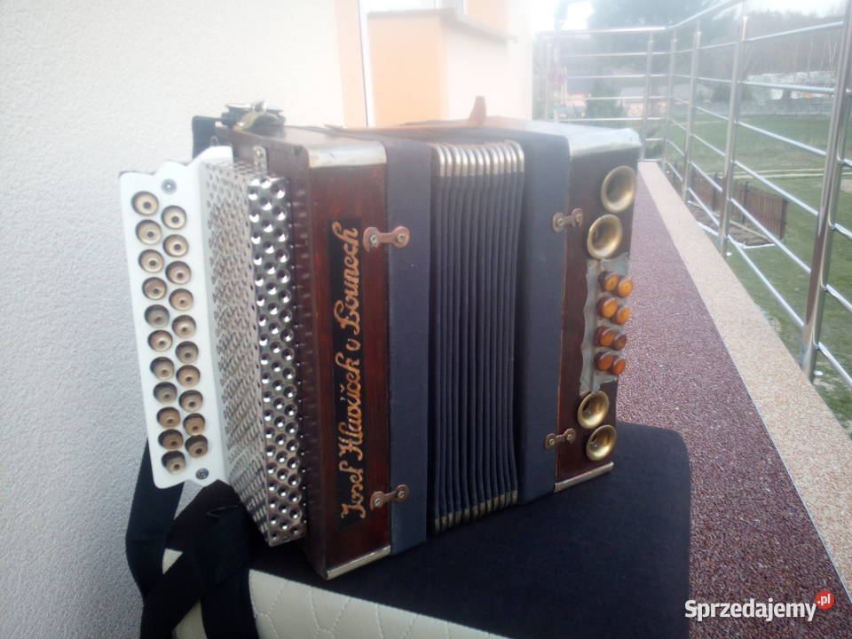 Akordeon Heligonka Jozef Hlavacek harmonijki Instrumenty dęte Bobowa