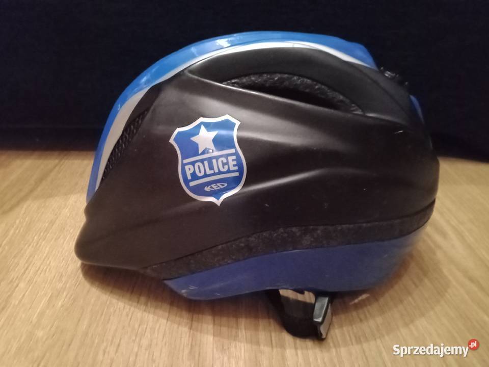 Kask dla dzieci rowerowy ochronny – KED POLICE roz.M 52-58cm