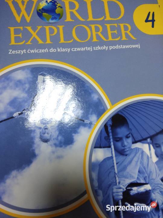 World Explorer 4 ćwiczenia workbook szkolne Antykwariat Warszawa