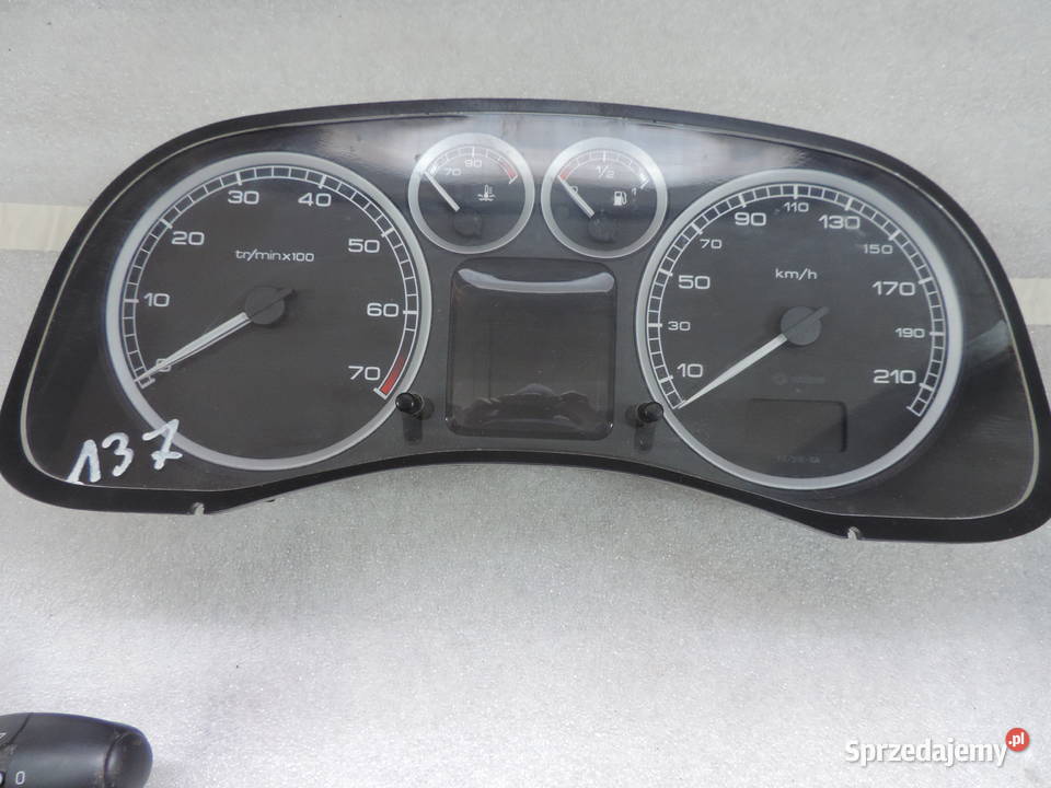 LICZNIK ZEGAR PEUGEOT 307 14 16V P9651299480C Nowy Sącz