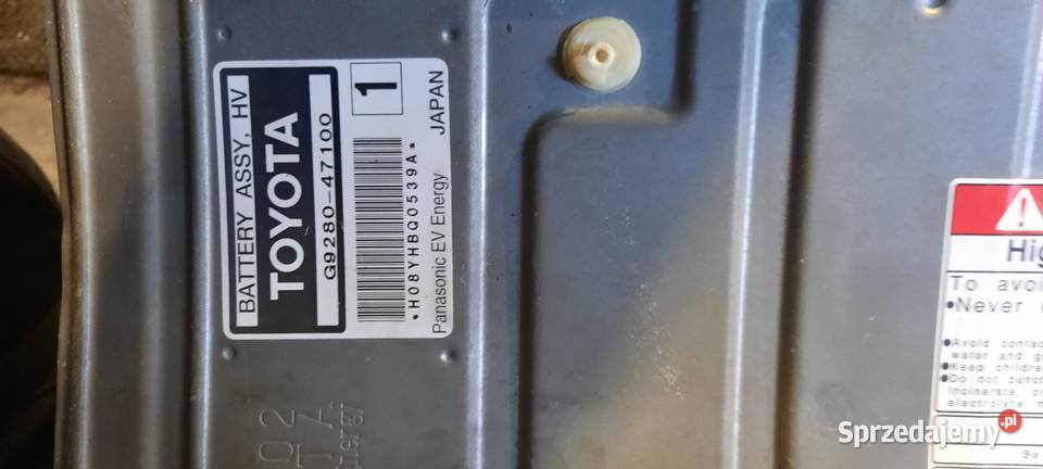 Bateria toyota prius z demontażu spr auta Prius Poniec