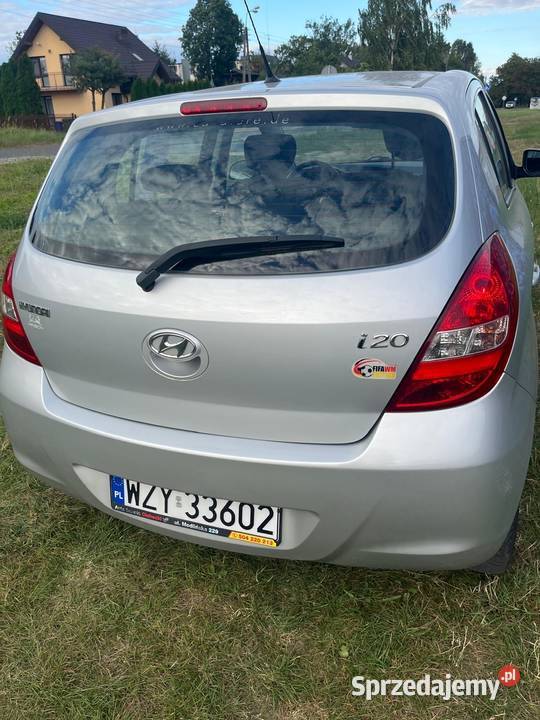 Hyundai i20 nieuszkodzony mazowieckie Żyrardów