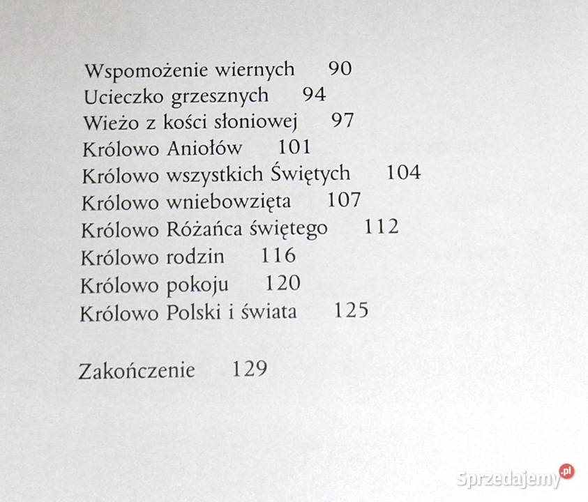 Zamyślenia loretańskie ks bp Józef Zawitkowski lubelskie