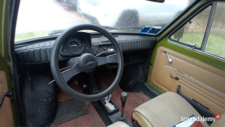 Fiat 126 1974r Rejestracja na białe i żółte świętokrzyskie Kielce