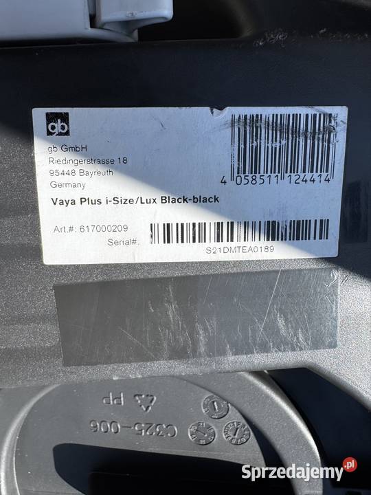 Fotelik GB Platinum Voya iSize Wrocław