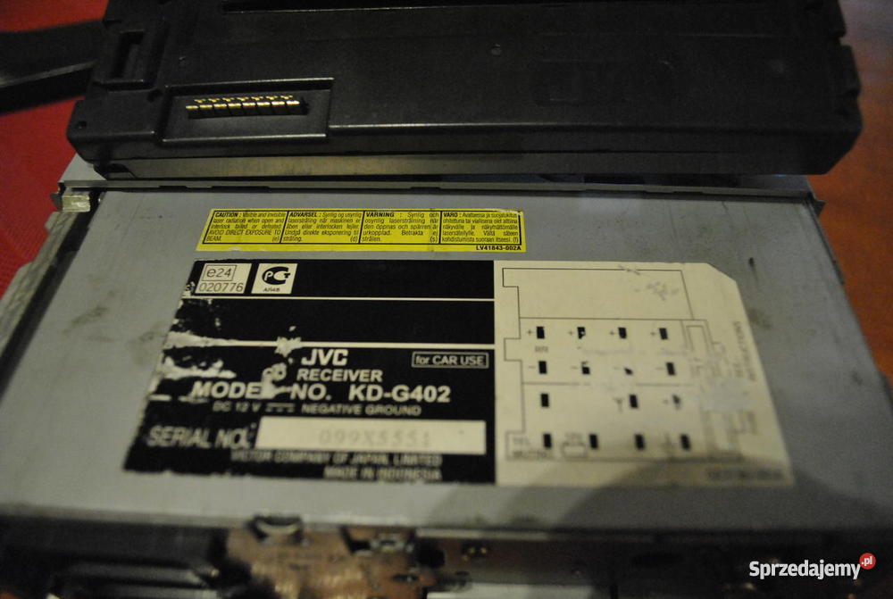 JVC KDG402 CD MP3 AUX Radio samochodowe Wrocław