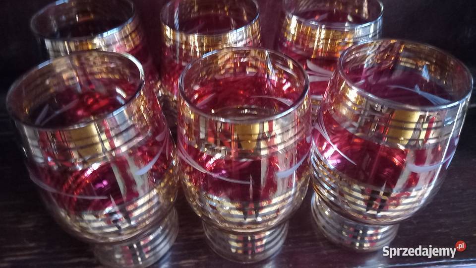 Szklaneczki literatki Warszawa sprzedam