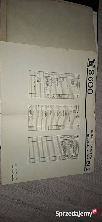 S600 Dokumentacja serwisowa VEB Baumaschinen