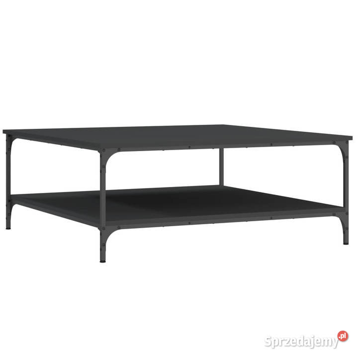 Stolik kawowy czarny 100x100x40 materiał Warszawa sprzedam