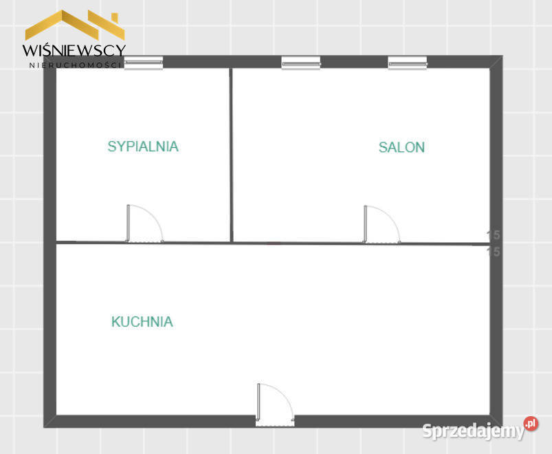 Bezczynszowe mieszkanie z ogródkiem Pasłęk