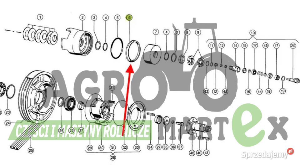 0002156360 215636 21563601 PIERUSZCZEL CLAAS Claas