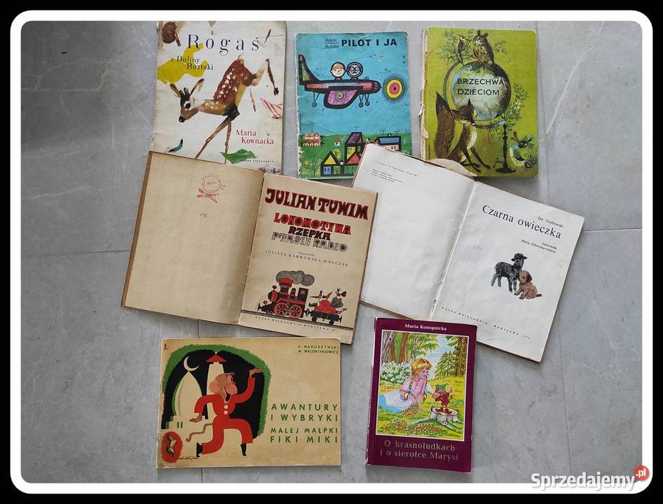 Stare książki książeczki dzieci wierszyki bajki Rok wydania 1978 Płock sprzedam