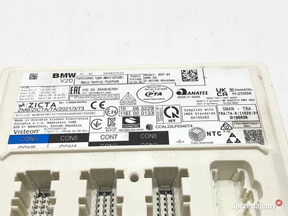 MODUŁ KOMFORTU BMW X1 U11 20222025 5A94375 SUV