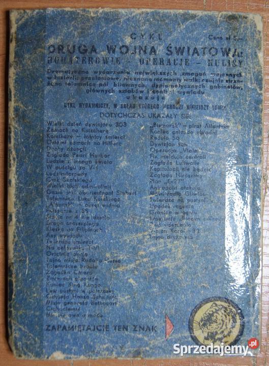 Żółty Tygrys Kupione zwycięstwo 1960 sprzedam