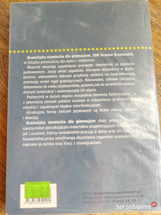 Gramatyka niemiecka gimnazjum M Ptak Kraków