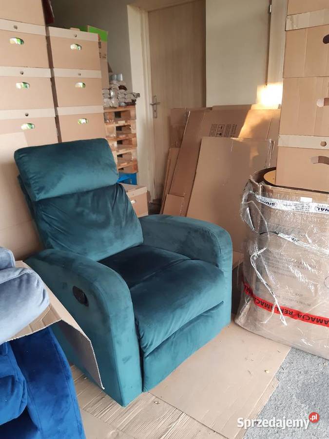 FOTEL SIGNAL ROZKLADANY AUTOMATYCZNIE WELUR świętokrzyskie Ostrowiec Świętokrzyski