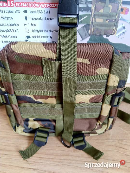 NOWY Plecak Survivalowy MORO z Niezbędnym Sport i Wypoczynek śląskie Zabrze sprzedam
