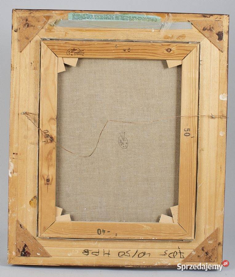 Oryginalny Sygnowany Stary Obraz Olejny w Malarstwo Warszawa