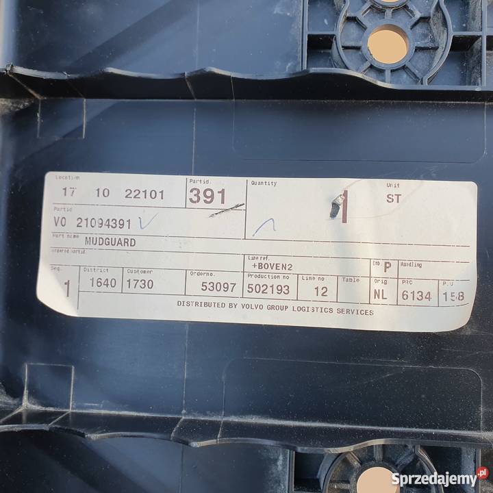 VOLVO FH4 TYŁ PRZEDNIA CZĘŚĆ ORYGINAŁ Części Bieleń