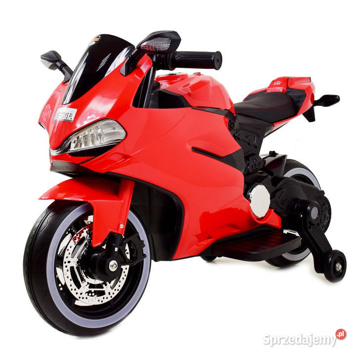 Autko motorek WIELKI MOTOR ŚCIGACZ na akumulator
