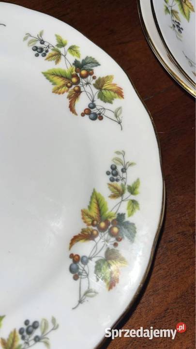 Talerzyk deserowy Gainsborough Made in Eng Porcelana i szkło pomorskie Gdańsk