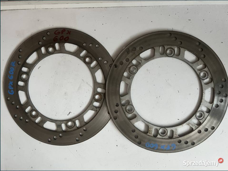 Tarcza hamulcowa przód Komplet Kawasaki GPX 600 wielkopolskie Ostrzeszów