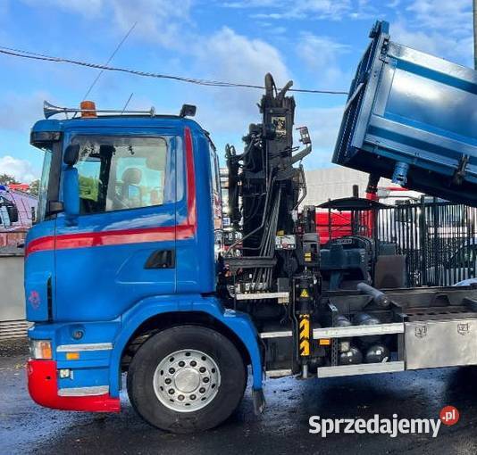 Wywrotka 4 osiowa 8x4 wywrotka z dzwigiem Scania nie Warszawa