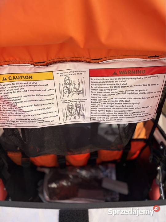 Przyczepka rowerowa GIANT PeaPod Duo Części i akcesoria mazowieckie Warka sprzedam