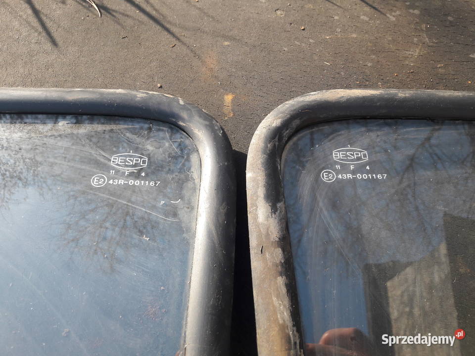 Komplet szyb tylnych do malucha fiat 126p