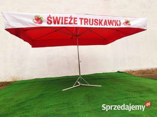 Parasol handlowy 2 x 2 z NADRUKIEM śląskie Konradów