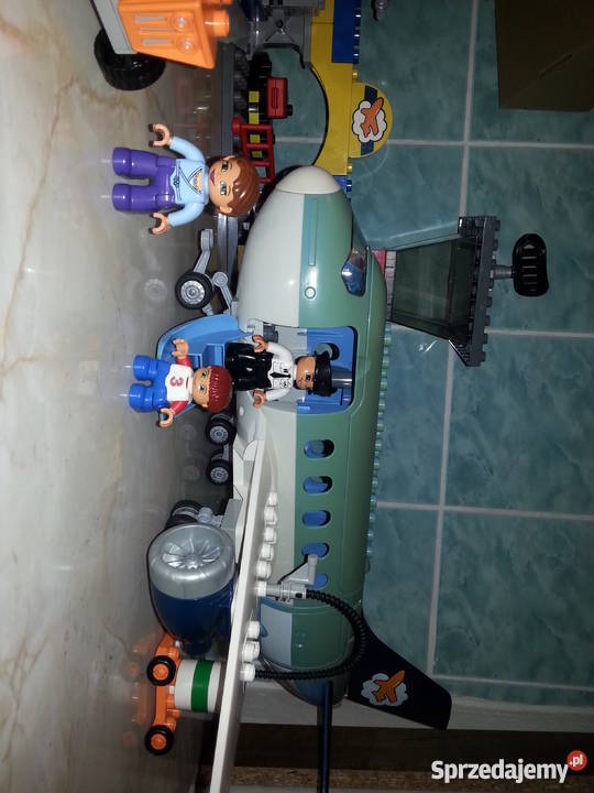 Lego duplo duży samolot lotnisko Augustów