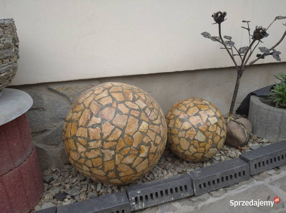 Kule z kamienia naturalnego kamień beż hit kula Długołęka-Świerkla