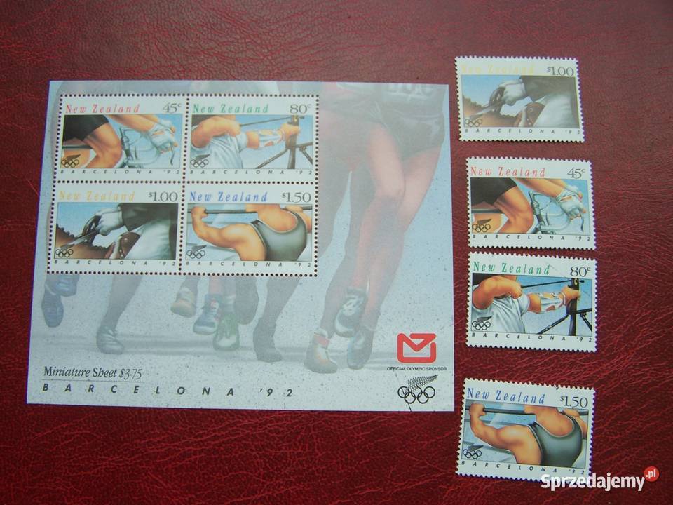 Nowa Zelandia 1992 MNH Mi 122629 Tychy