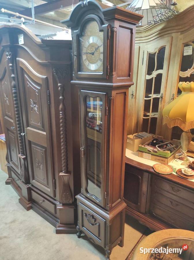 Elegancki zegar w stylu chippendale Sypniewo