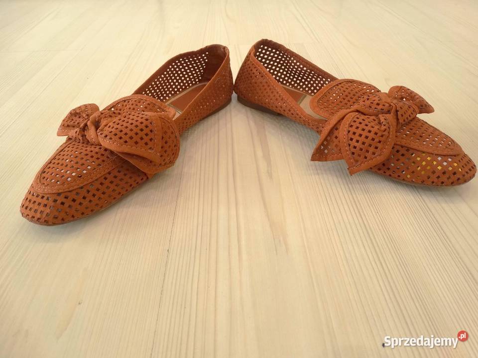 Buty Damskie Półbuty Lordsy Loafersy Brązowe Półbuty podlaskie Łomża sprzedam