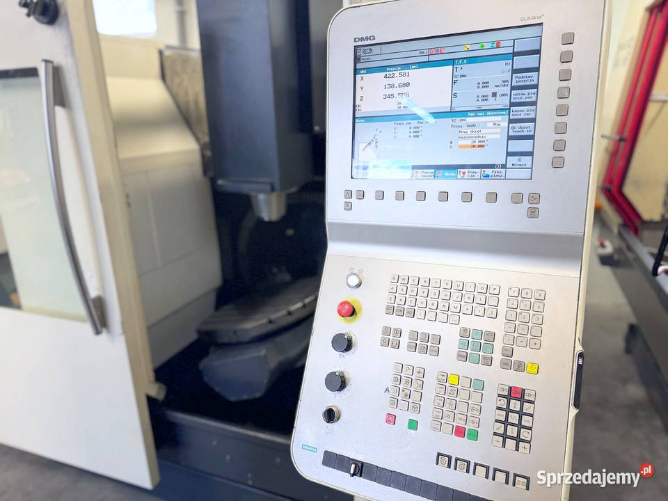 Frezarka CNC DMG DMU 50 ecoline 5 osi z Niemiec