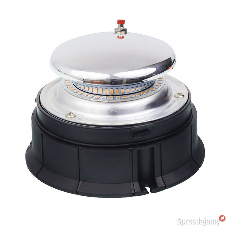 LAMPA OSTRZEGAWCZA KOGUT MAGNES 3 OTWORY 45 LED