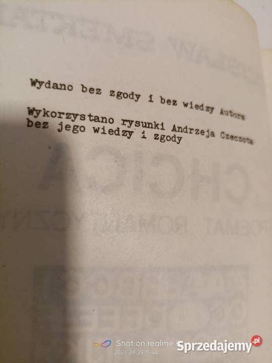 Chcica książki Warszawa księgarnia Praga sprzedam