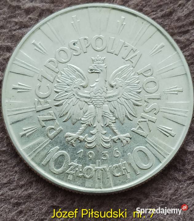 10 J Piłsudski 1936 r 7 Piękne szczegóły