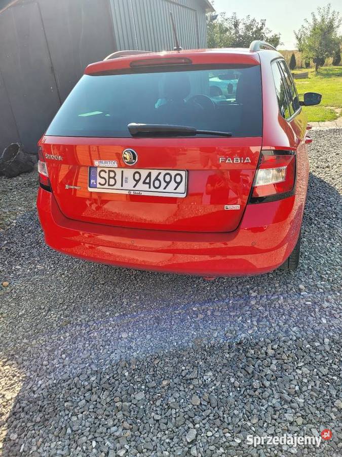 Skoda Fabia czerwony Żory sprzedam