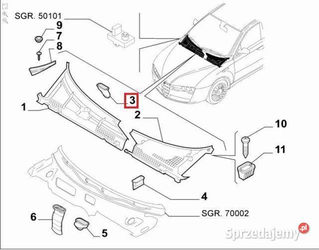 WLOT POWIETRZA ALFA ROMEO 159 0511 SPIDER 0610