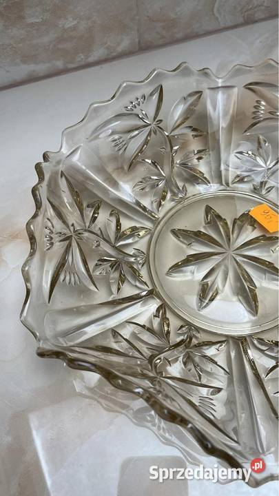 Misa Patera owocarka Szkło kryształowe