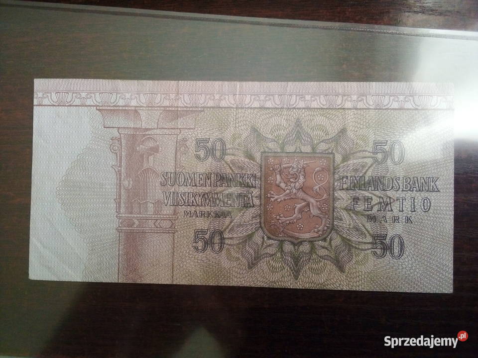 Banknot 50 marek Finlandia Płońsk