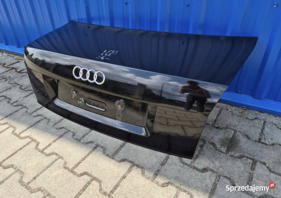 KLAPA BAGAŻNIKA TYŁ AUDI A4 B6 SEDAN LY9B CZARNA Klapy bagażnika Działoszyce