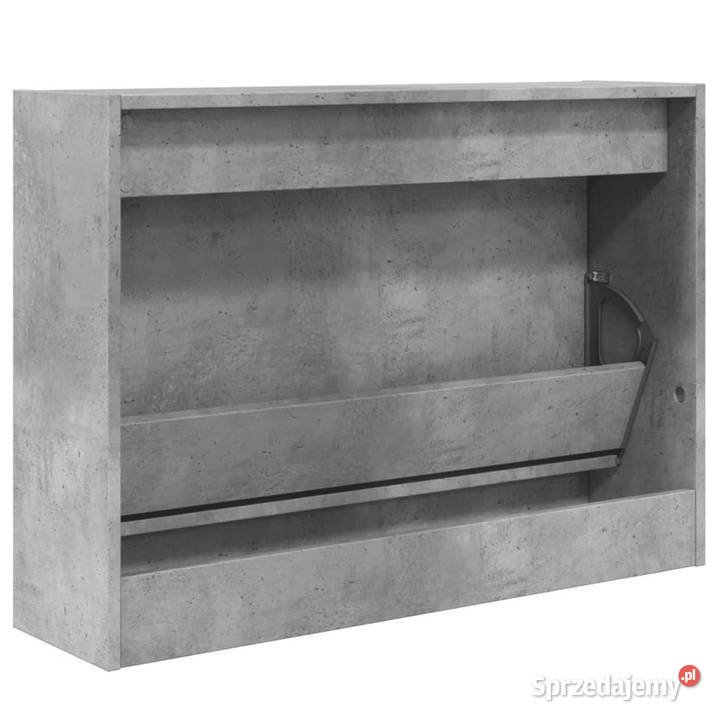 Szafka na buty szarość betonu 80x21x57 WM839913 Warszawa