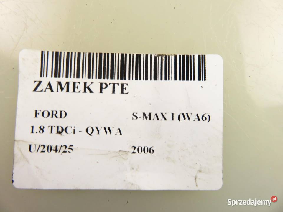 ZAMEK PRAWY TYLNY FORD S I 6M2AR26412BA