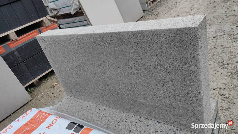 Płytka betonowa palisada stopień lewitujący blok Mszana Dolna