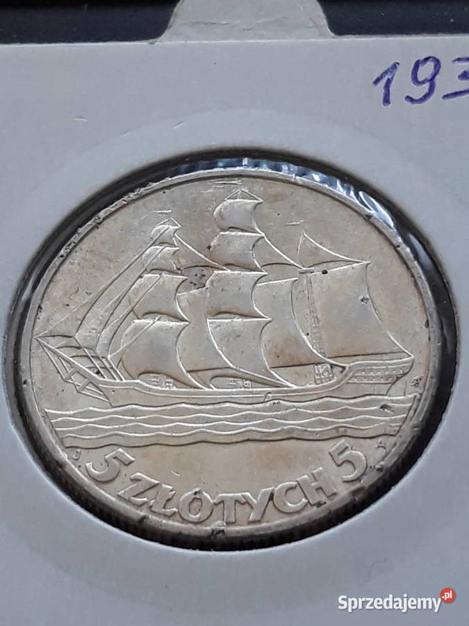 5 Żaglowiec 1935 r około mennicze M Konin